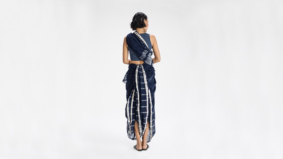 Dhangad Saree Drape