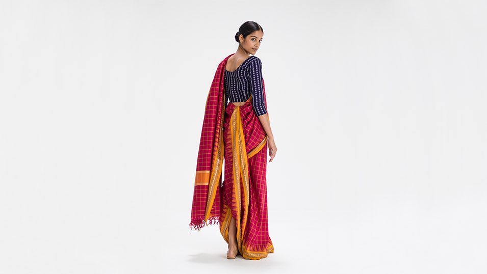 Gochi Kattu is a Telangana-based saree-draping